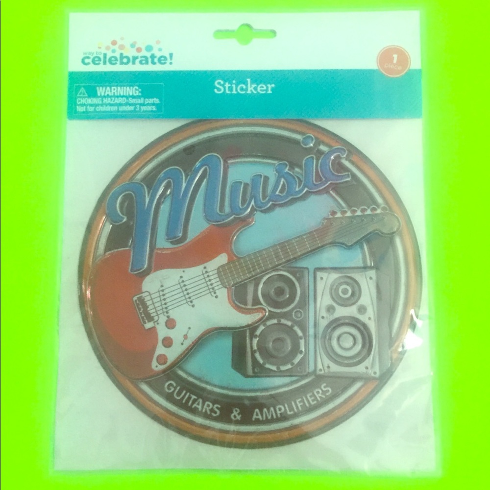 Music design wall sticker